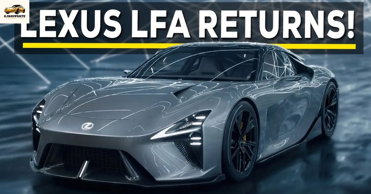 Lexus LFA Returns as an All-Electric Supercar Concept